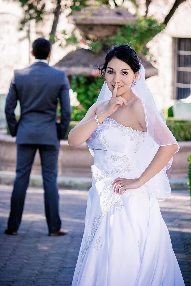 Bride's Handmade Dress